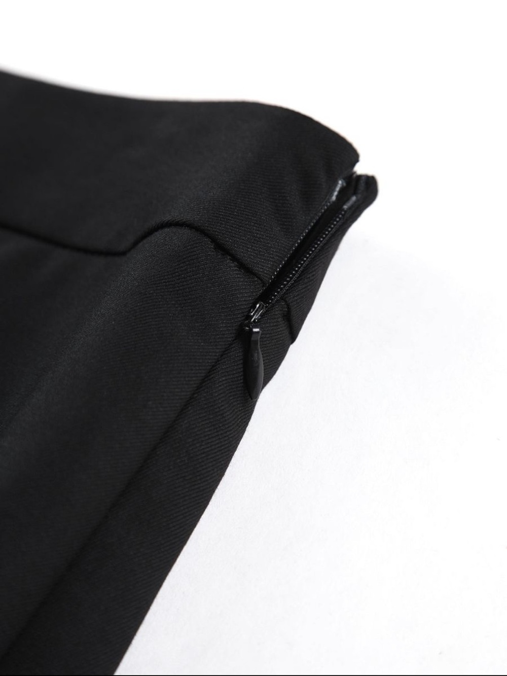 Two Tone Pleated Midi Skirt - Picture 2 of 6